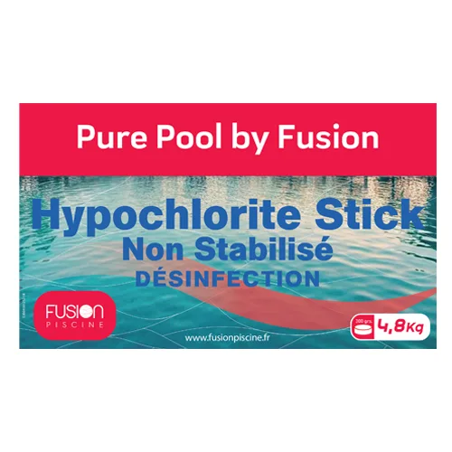 Hypochlorite stick non stabilisé